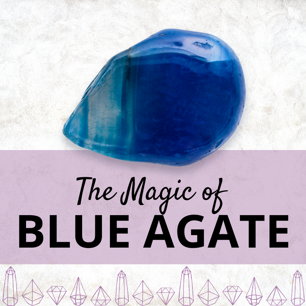 Tumbled Blue Agate - The Zen Shop