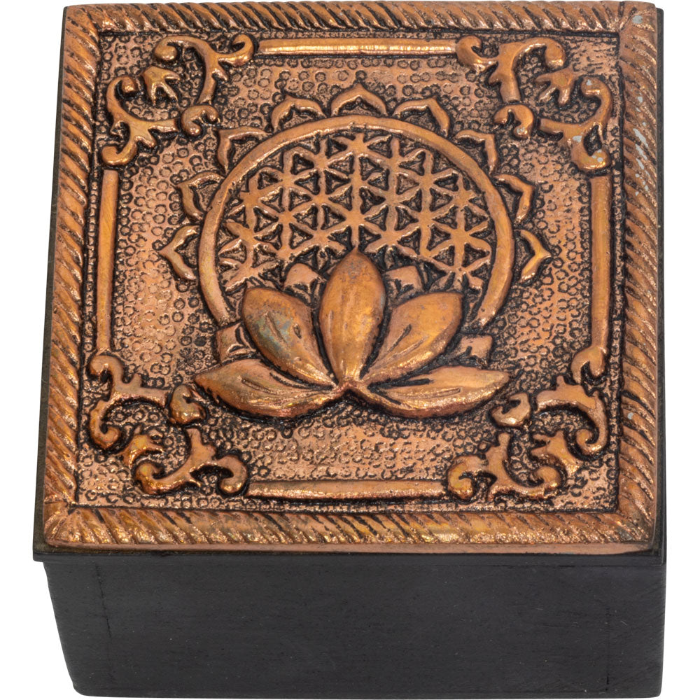 Assorted Mini Metal Velvet Lined Trinket Box