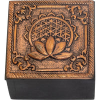 Assorted Mini Metal Velvet Lined Trinket Box