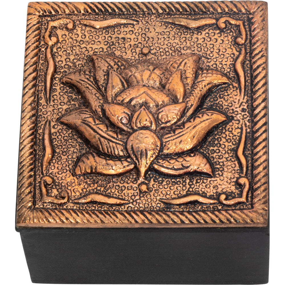 Assorted Mini Metal Velvet Lined Trinket Box