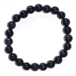 Blue Goldstone 8mm Bead Gemstone Bracelet