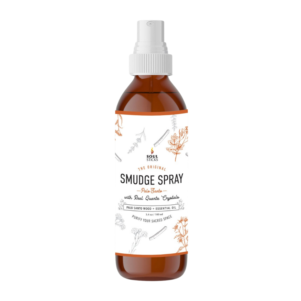Palo Santo Smudge Spray with Clear Quartz