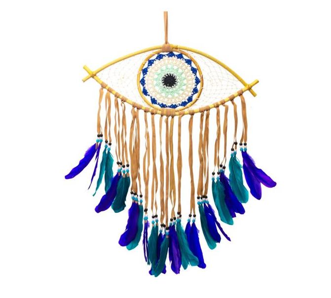 Evil Eye Dreamcatcher Woven | My Little Magic Shop