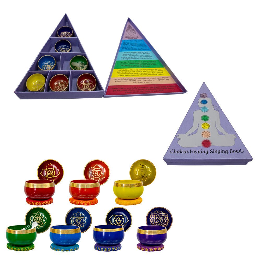 Mini Singing Bowl Chakras Set | My Little Magic Shop