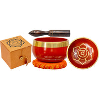 Mini Chakra Singing Bowl Orange - Sacral | My Little Magic Shop