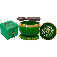 Mini Chakra Singing Bowl Green - Heart | My Little Magic Shop