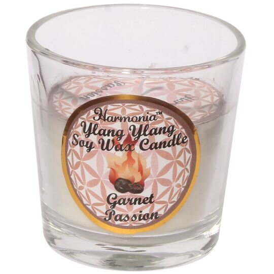 Passion Garnet Harmonia Soy Gem Votive Candle | My Little Magic Shop