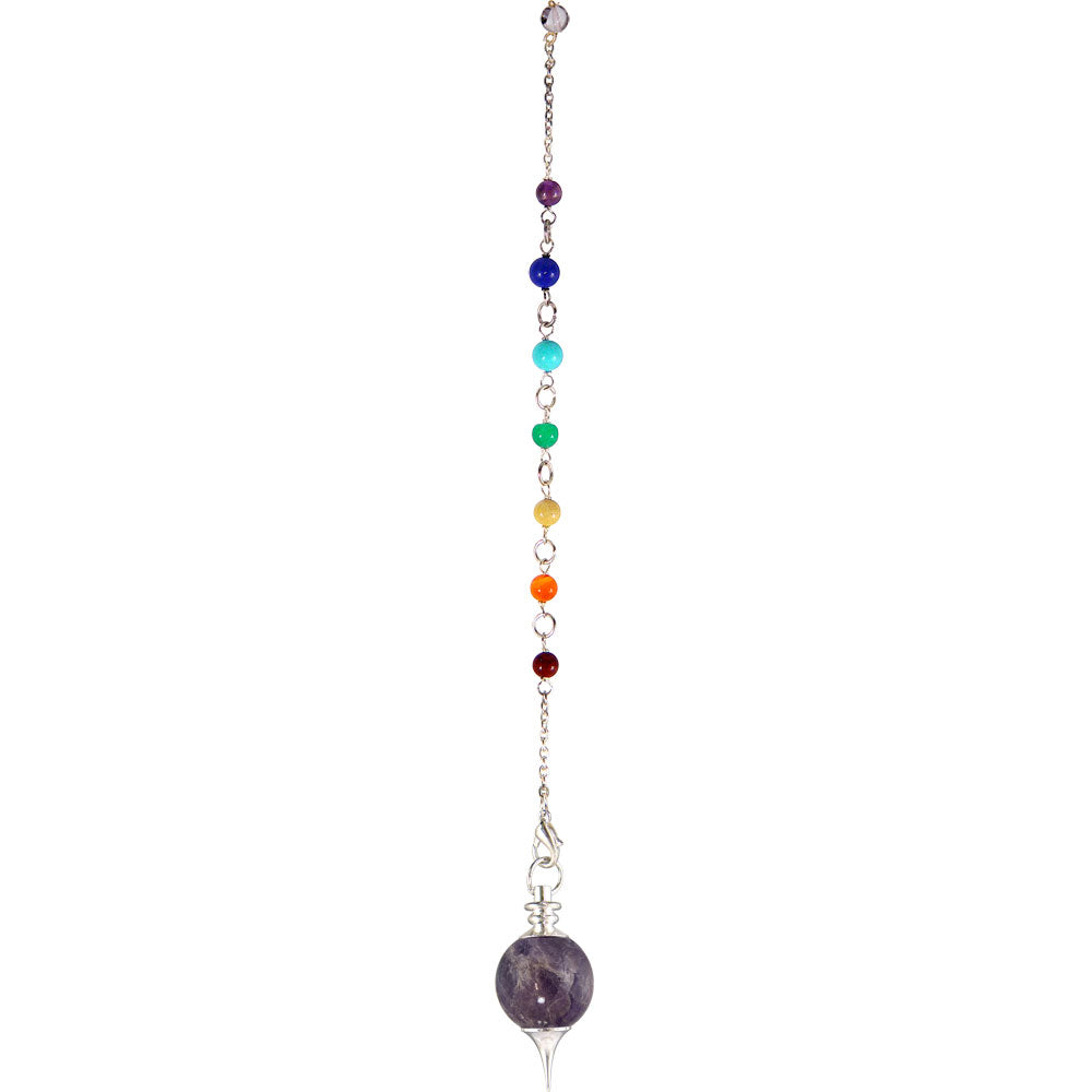 Amethyst Chakra Sephoroton Pendulum
