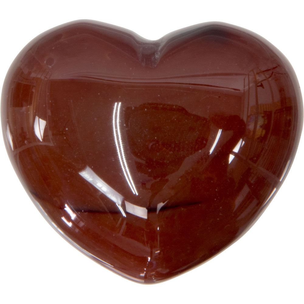 Carnelian Puffed Heart