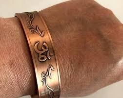 Om Magnetic Copper Bracelet | My Little Magic Shop