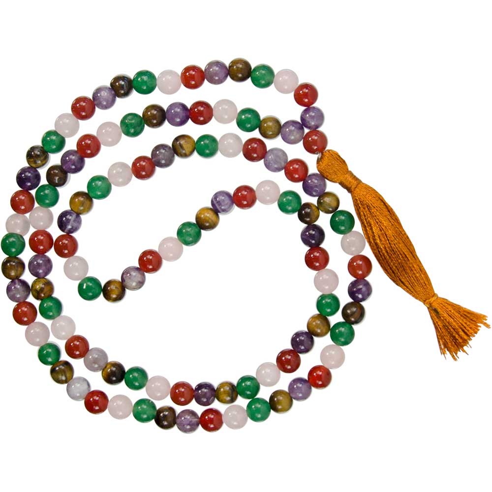 Mixed Stones Mala Meditation Beads | My Little Magic Shop