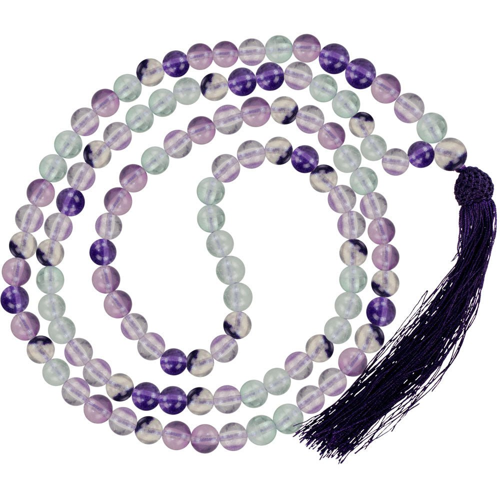 Fluorite Mala Meditation Beads | My Little Magic Shop