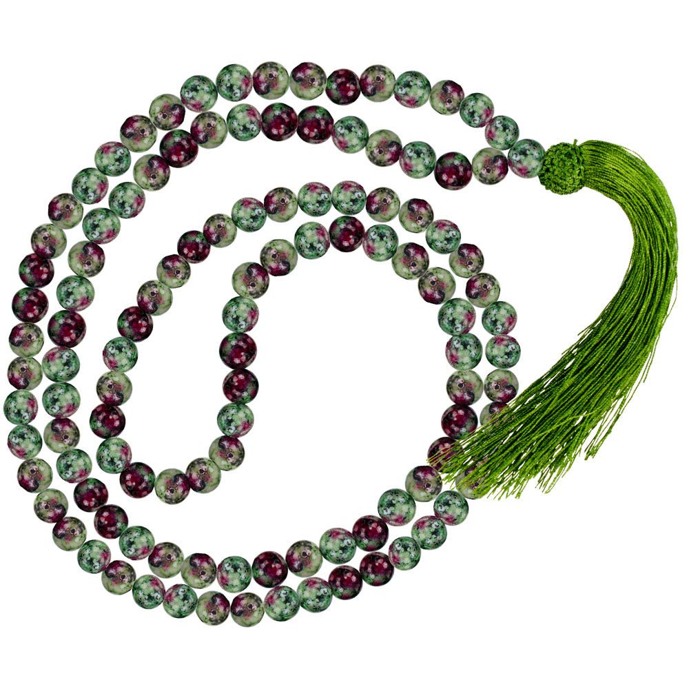 Ruby Zoisite Mala Beads | My Little Magic Shop