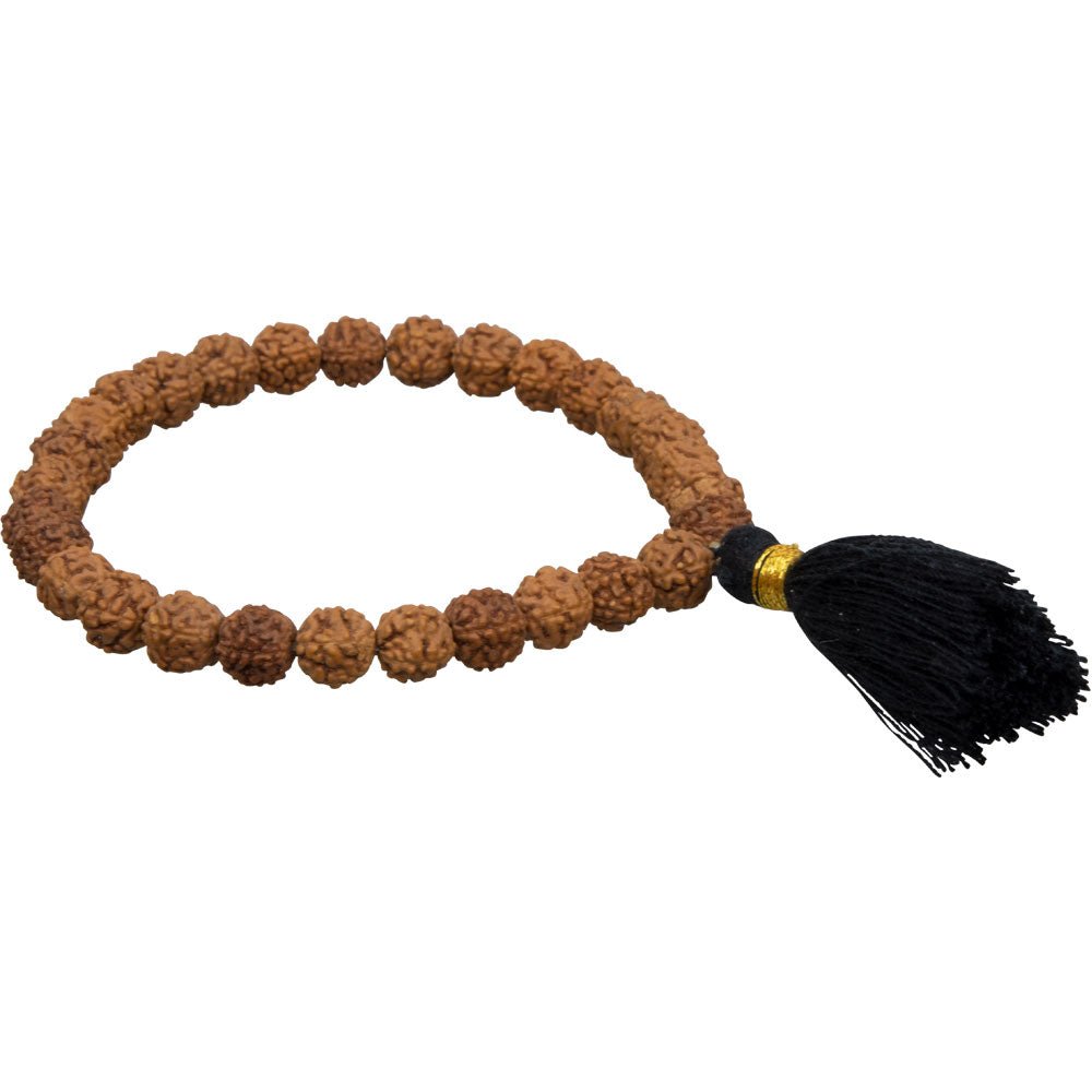 Natural Rudraksha Seeds Mala Bracelet | My Little Magic Shop