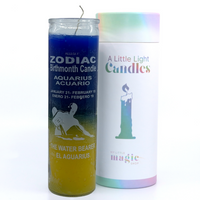 Aquarius 7 Day Zodiac Ritual Candle