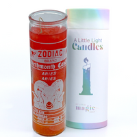 Aries 7 Day Zodiac Ritual Candle