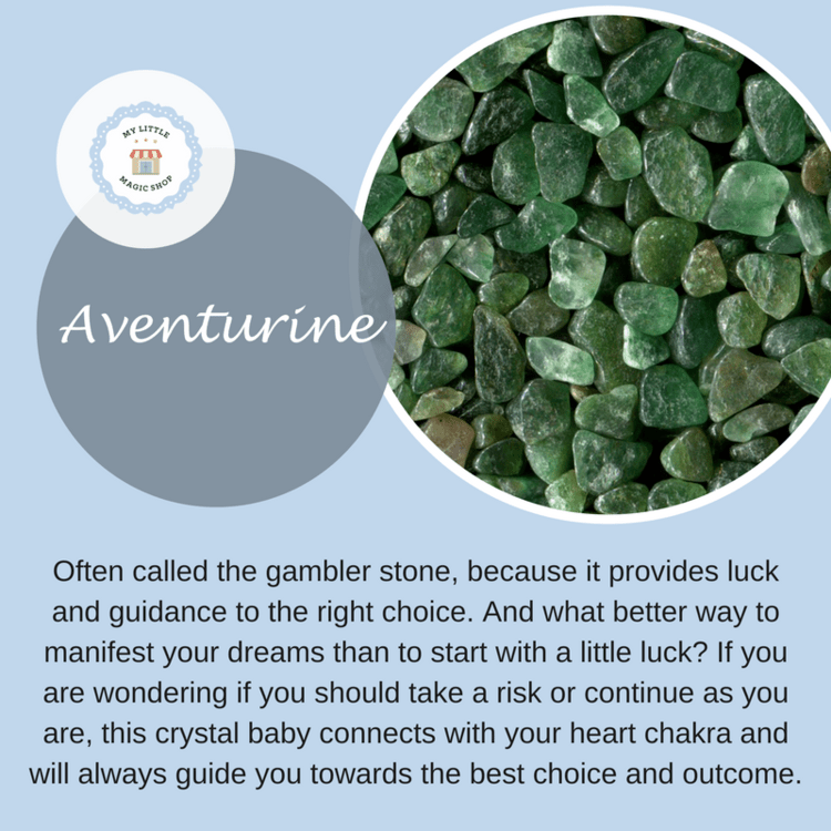 Green Aventurine Tumbled Stone | My Little Magic Shop