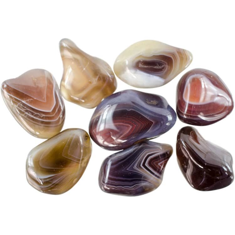 Banded Agate Tumbled Stone