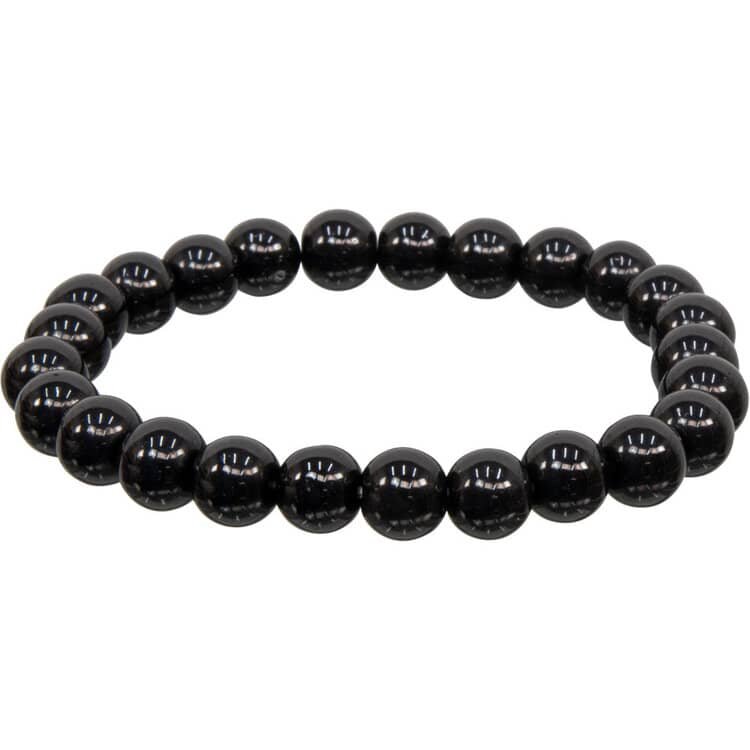 Black Obsidian Bracelet Crystal Beads Wholesale, 0.3/8mm