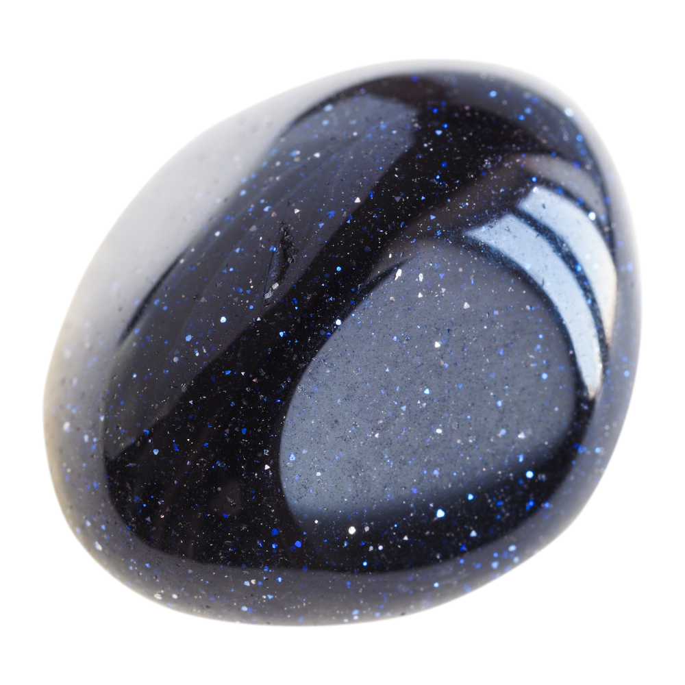 Blue Goldstone Tumbled Stone
