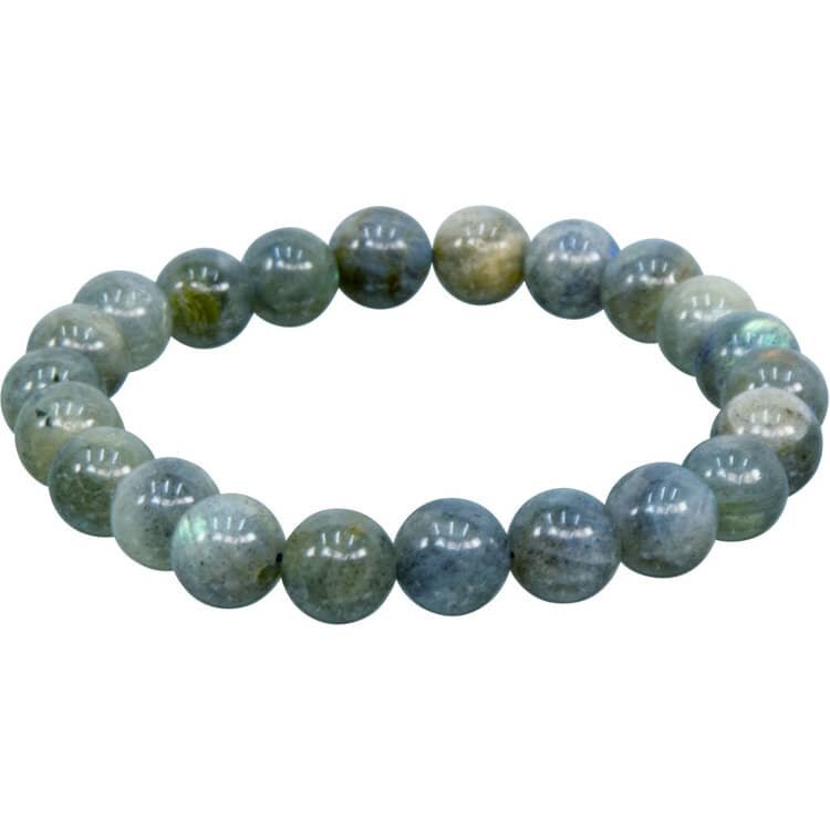 Blue Labradorite 8mm Bead Gemstone Bracelet