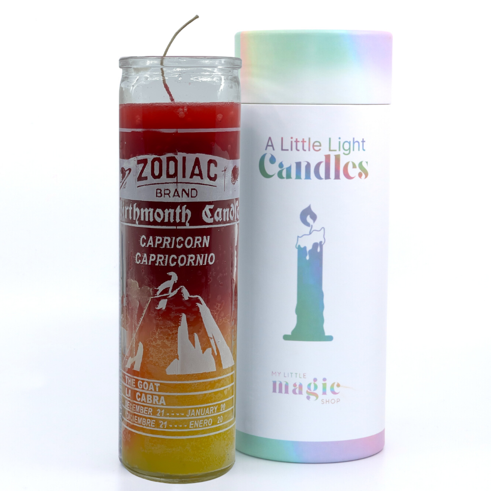 Capricorn 7 Day Zodiac Ritual Candle
