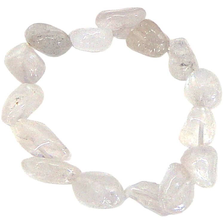 Clear Quartz Tumbled Stones Bracelet | My Little Magic Shop