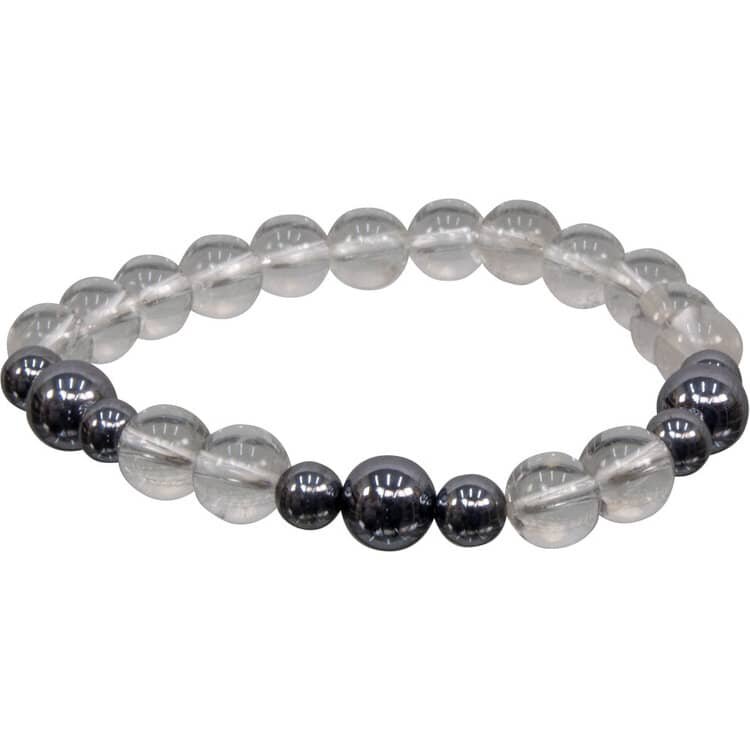 Clear Quartz and TeraHertz Bracelet | My Little Magic Shop