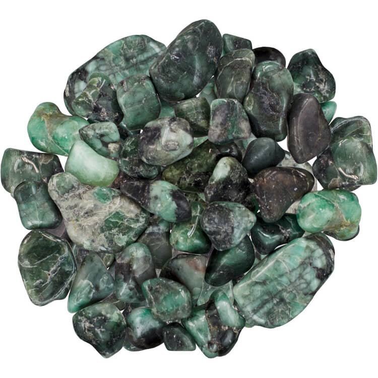 Emerald Tumbled Stone | My Little Magic Shop