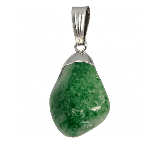 Green Aventurine Tumbled Stone Pendant | My Little Magic Shop