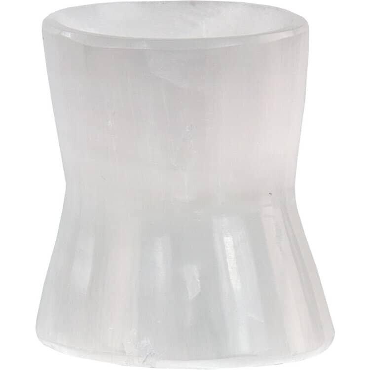 Hourglass Selenite Sphere Stand | My Little Magic Shop