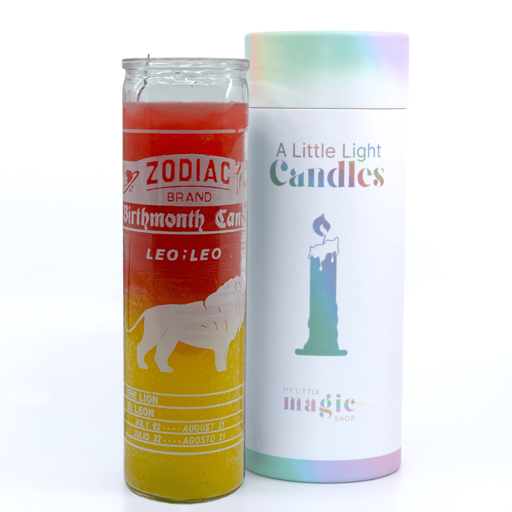 Leo Zodiac 7 Day Candle | My Little Magic Shop