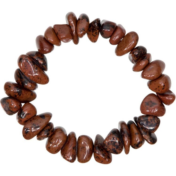 Mahogany Obsidian Chip Bracelet | My Little Magic Shop