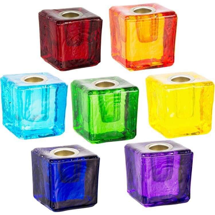 Mini Glass Candle Holder Set | My Little Magic Shop