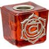 Sacral Chakra Mini Glass Candle Holder | My Little Magic Shop