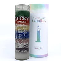 Money Drawing 7 Day Candle | My Little Magic Shop