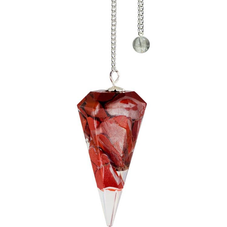 Root chakra shop pendulum necklace