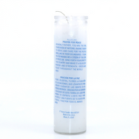 Peace Mini Ritual 7 Day Candles - Unscented Candle Perfect for Your Rituals and Prayers | My Little Magic Shop