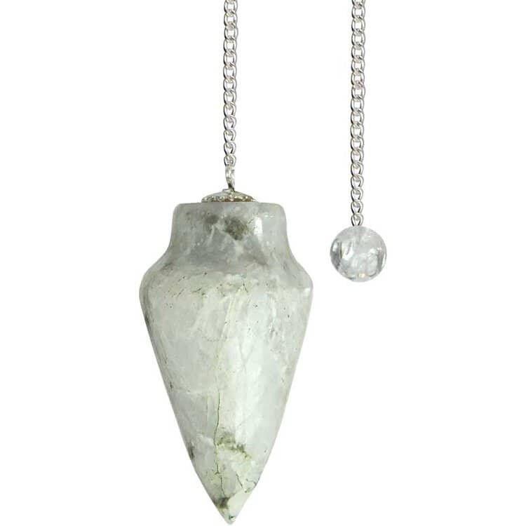 Rainbow Moonstone Curved Pendulum | My Little Magic Shop