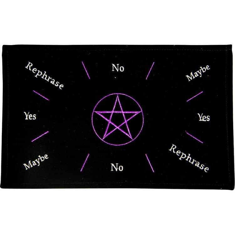 Pentacle Pendulum Mat (Pink) | My Little Magic Shop