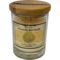 Prosperity Citrine Harmonia Soy Gem Candle | My Little Magic Shop