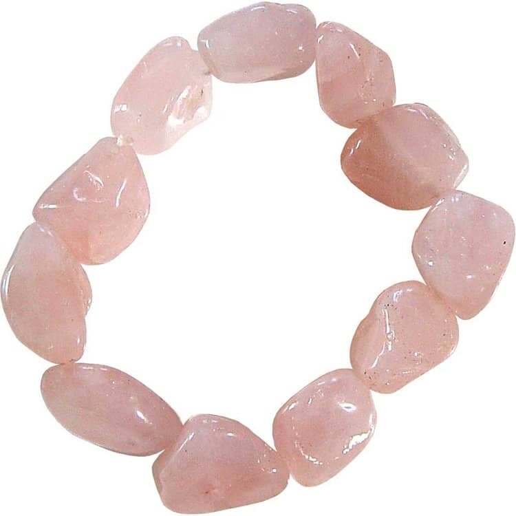 Rose Quartz Tumbled Bracelet | My Little Magic Shop
