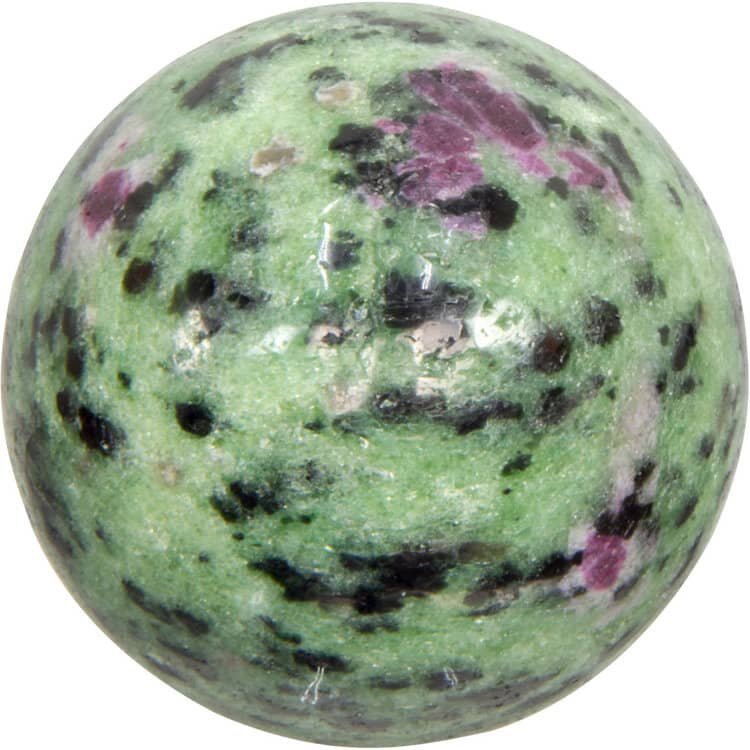 Ruby Zoisite Gemstone Sphere | My Little Magic Shop