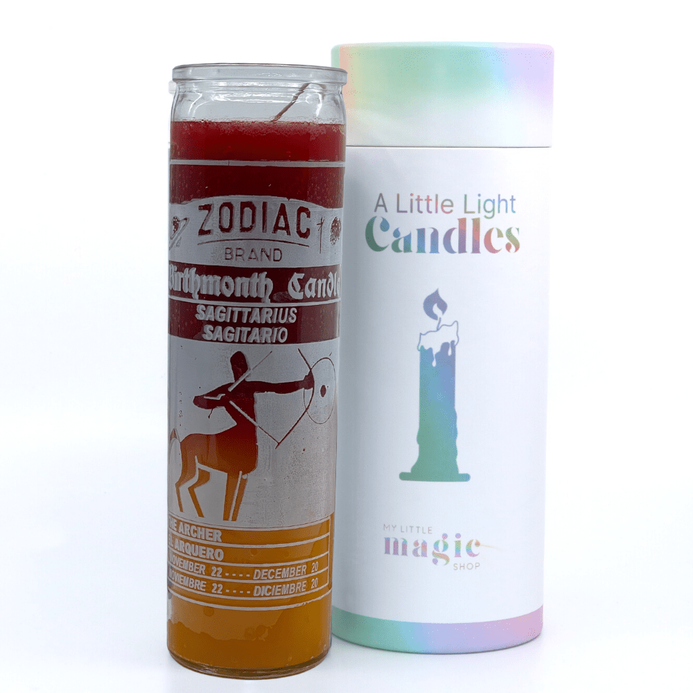 Sagittarius Zodiac 7 Day Candle | My Little Magic Shop