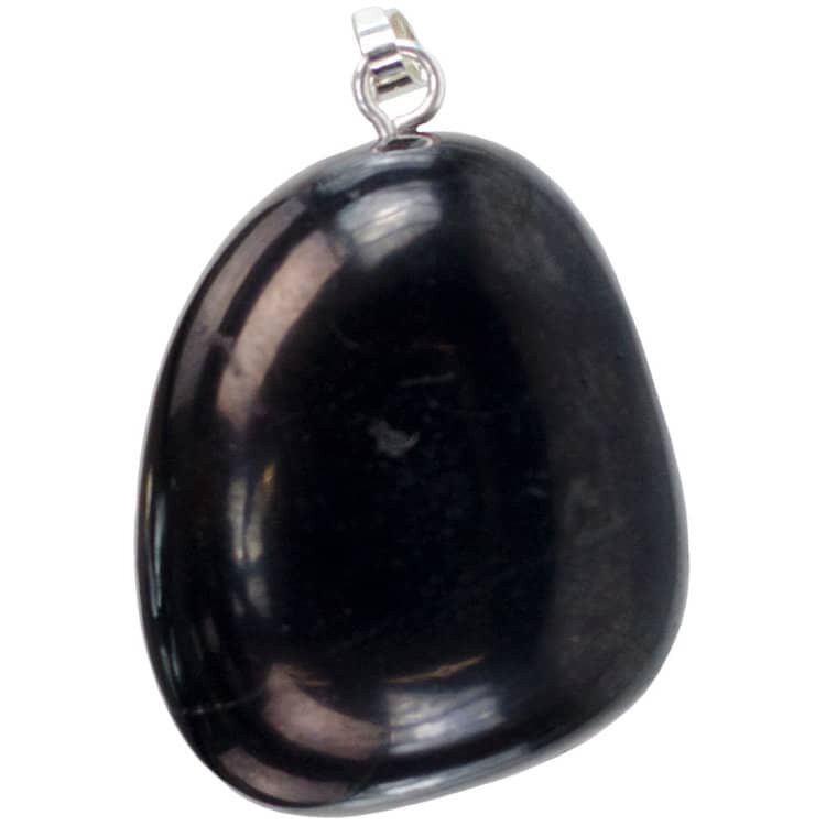 Shungite Polished Tumble Stone Pendant | My Little Magic Shop