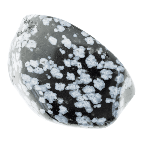 Snowflake Obsidian Tumbled Stone | My Little Magic Shop