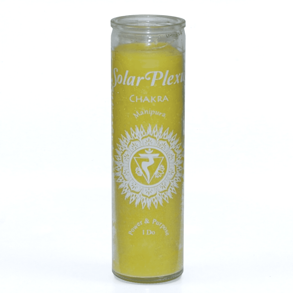 Solar Plexus Chakra 7 Day Candle | My Little Magic Shop