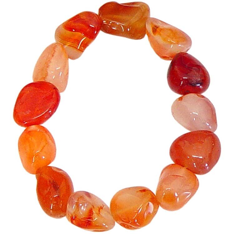 Carnelian Tumbled Bracelet