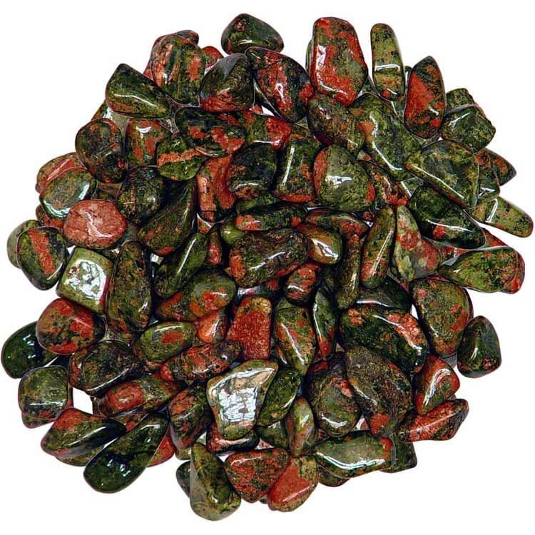 Unakite Tumbled Stone | My Little Magic Shop