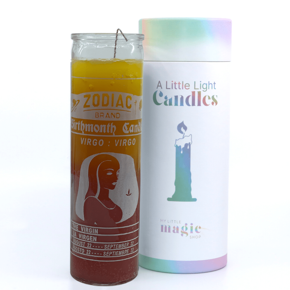 Virgo Zodiac 7 Day Candle | My Little Magic Shop